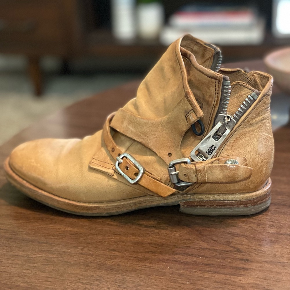 AS98 Leather Zeke Boot Size 36